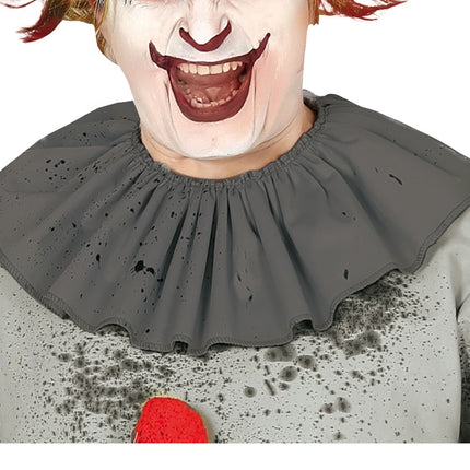 Costume di Halloween da clown uomo grigio