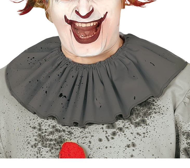 Costume di Halloween da clown uomo grigio