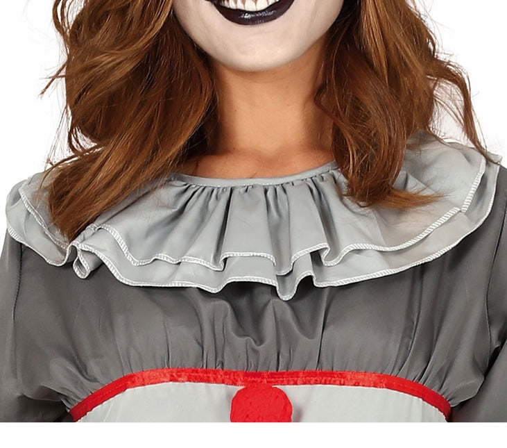 Costume da clown assassino per Halloween da donna