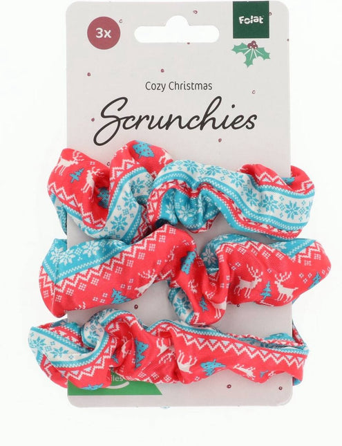 Scrunchies di Natale 3 pezzi