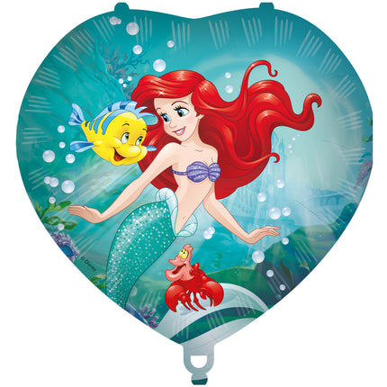 1 Palloncino in foil Ariel Curious Heart 46Cm - Ariel Curious