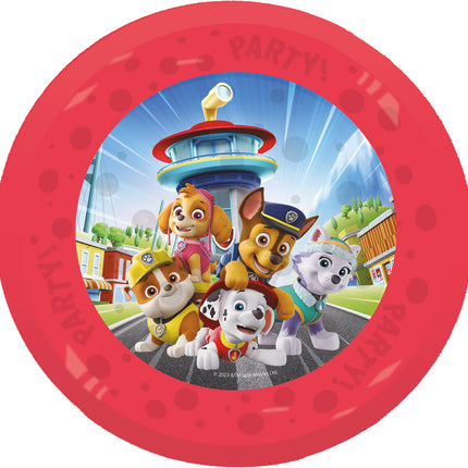 4 piatti riutilizzabili per feste da 21 cm - Paw Patrol - Eroi del soccorso