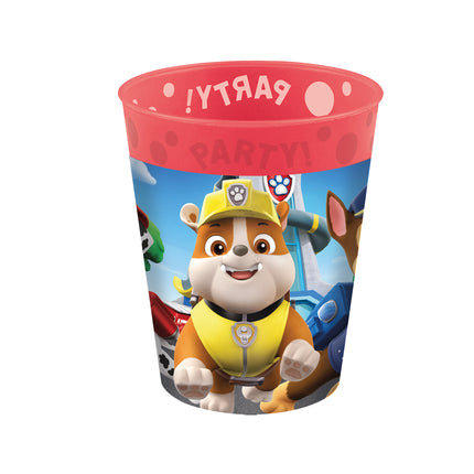 4 tazze riutilizzabili per feste da 250 ml - Paw Patrol - Eroi del soccorso