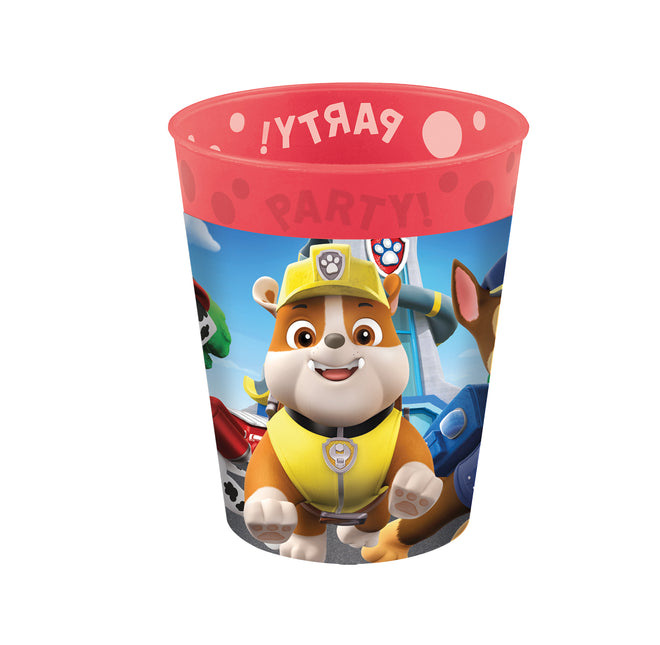 4 tazze riutilizzabili per feste da 250 ml - Paw Patrol - Eroi del soccorso