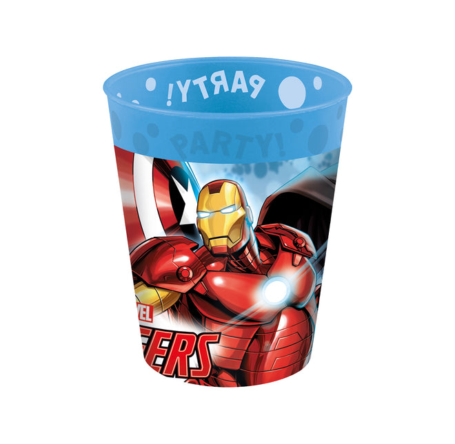 4 tazze riutilizzabili per feste da 250 ml - Pietre dell'Infinito Avengers