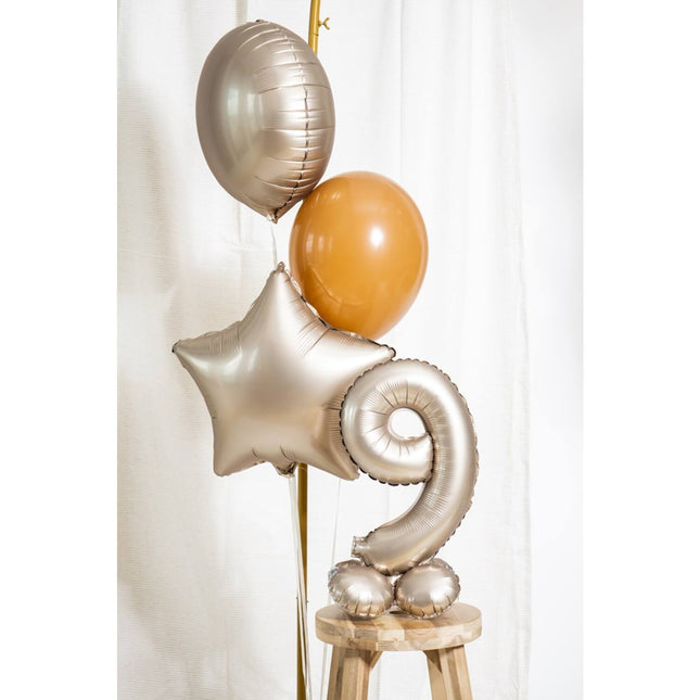 Palloncino ad elio Starlight Gold Mat 45 cm vuoto