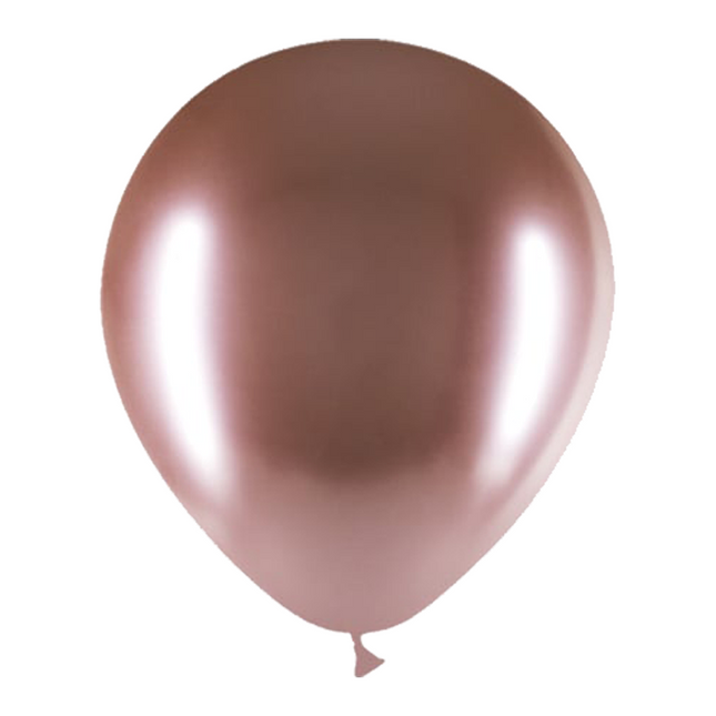 Palloncini Oro Rosa Cromo 30cm 50pz