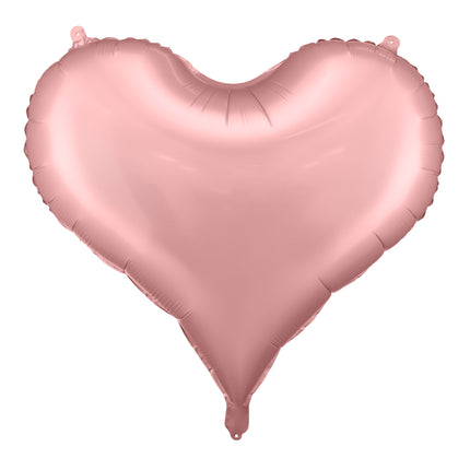 Palloncino in foil Cuore, 75x64,5 cm, rosa chiaro