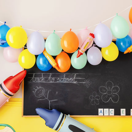 Palloncini elio colorati a matita vuoti da 30 cm 3 pezzi