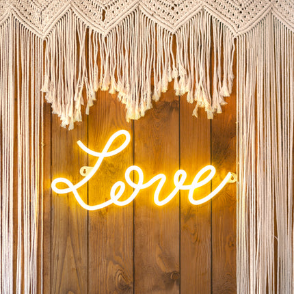 Neon LED - Amore, bianco, 61x27,4 cm