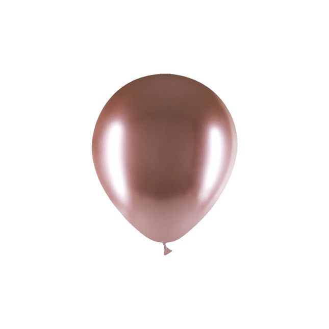 Palloncini Oro Rosa Cromo 13cm 100pz