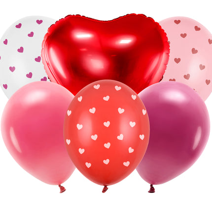 Set di palloncini Be mine valentine, mix