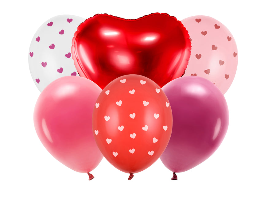 Set di palloncini Be mine valentine, mix