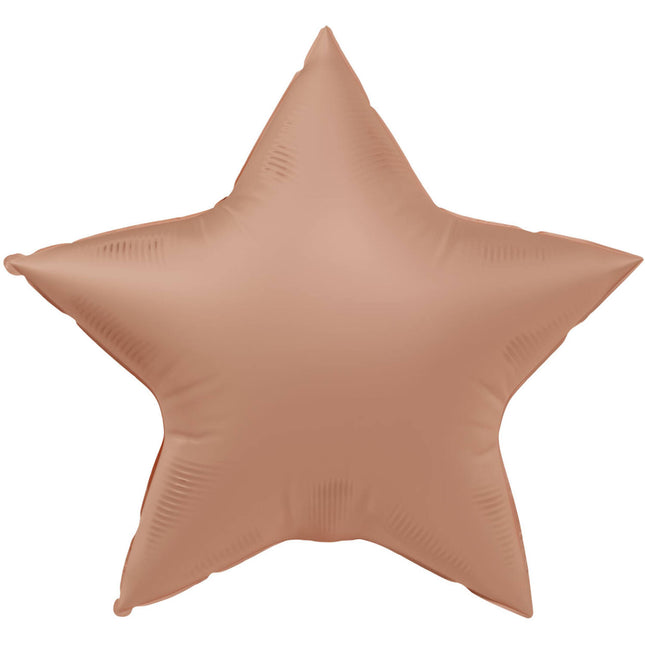 Palloncino a elio Star Vintage Rose Matt 45cm vuoto