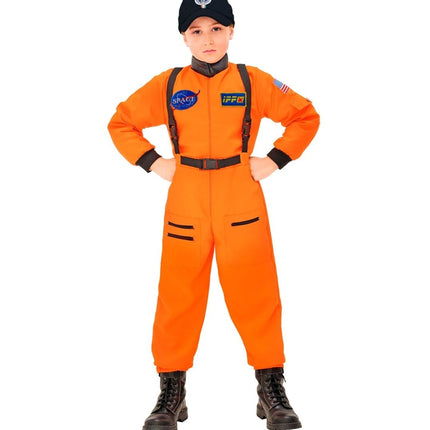 Astronauten Pak Oranje Jongen - Partywinkel - 8003558110162