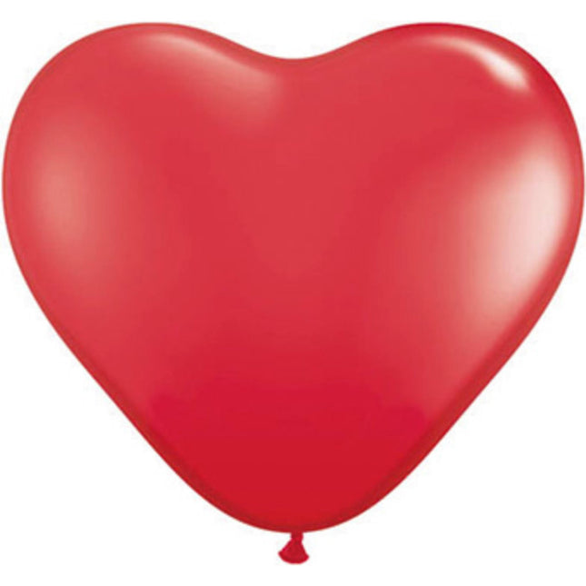 Palloncini Cuore Rosso 28cm - 100 pezzi