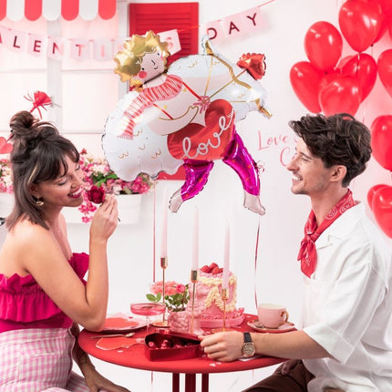 Banner Valentines Day, 150x13 cm, mix - Partywinkel - 5904555012042