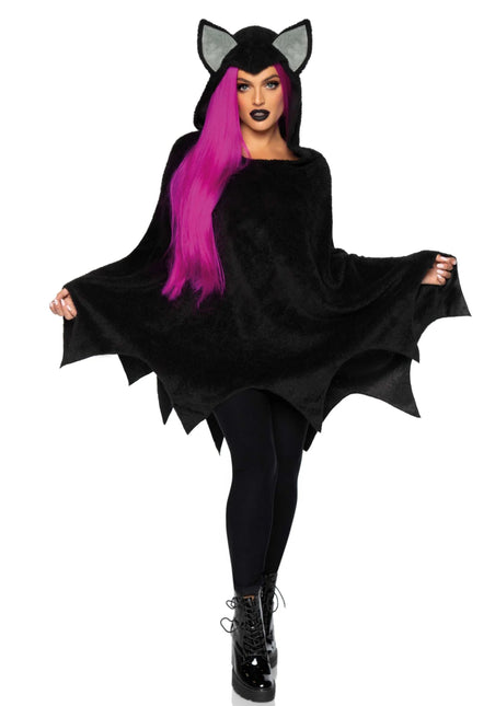 Batgirl Poncho Dames Leg Avenue - Partywinkel - 714718551029