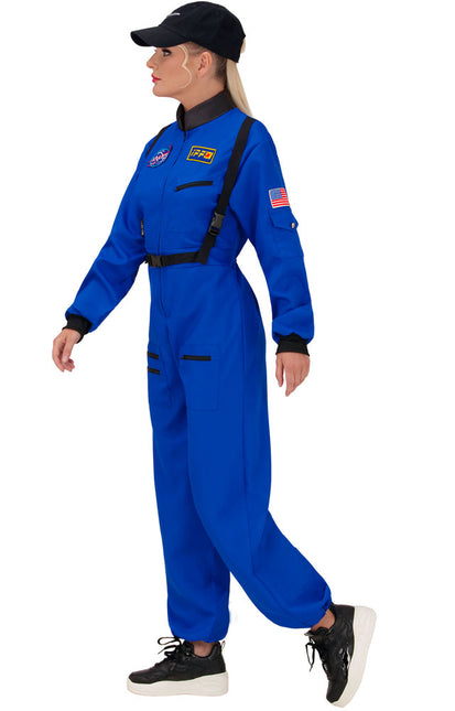 Costume da astronauta blu