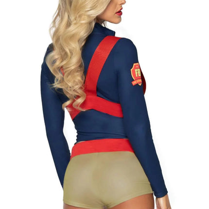 Brandweer Pak Dames Bodysuit Leg Avenue - Partywinkel - 714718551944