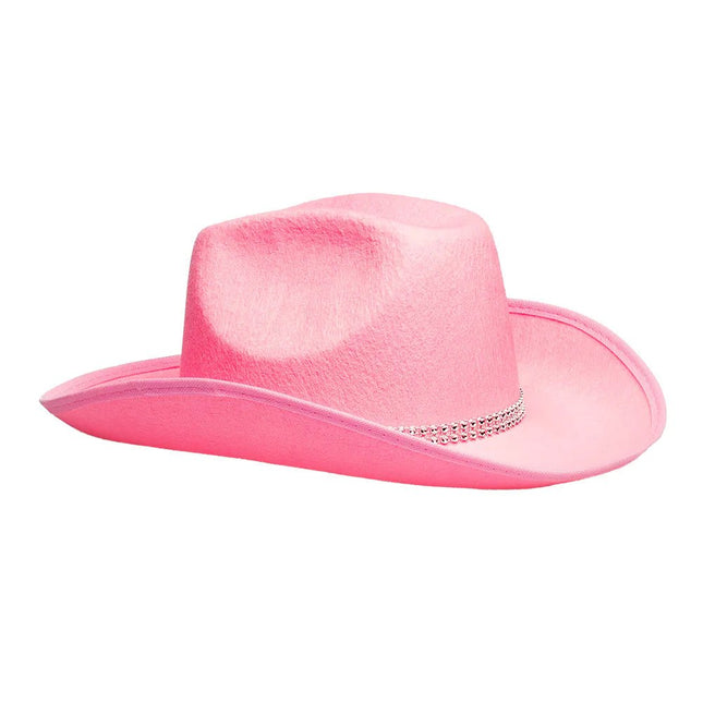 Cowboy Hoed Roze - Partywinkel - 8712026543813