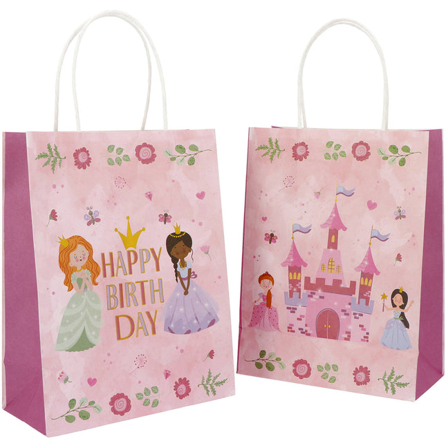 Sacchetti regalo - Pretty Princess - 20 x 27 cm - 6 pezzi