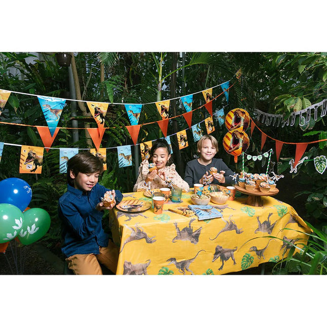 Dinosaurus Banner Happy Birthday - Partywinkel - 8712026506214