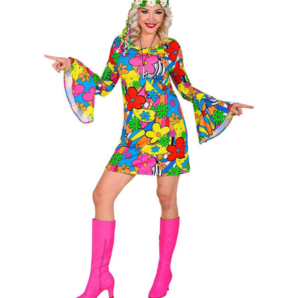 Disco 70S Jurk Dames - Partywinkel - 8003558487691