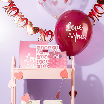 Palloncini "Love You! Mix Rosa 33cm - 6 pezzi