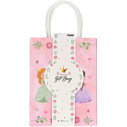 Sacchetti regalo - Pretty Princess - 20 x 27 cm - 6 pezzi