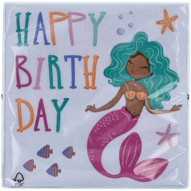 Tovaglioli - Mermaid Magic - 33 x 33 cm - 20 pezzi