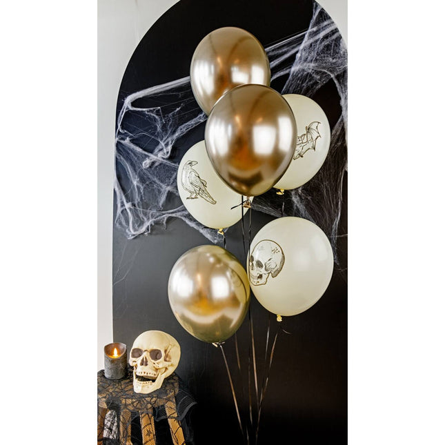 Palloncini di Halloween Curiosità da brivido 6 pezzi