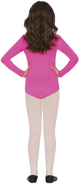 Leggingsuit bambina fucsia