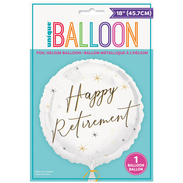 Palloncino a elio per pensionati vuoto 45 cm