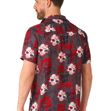 Venerdì 13 - Camicia a maniche corte da uomo OppoSuits