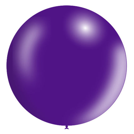 Palloncino gigante viola XL metallizzato 91 cm