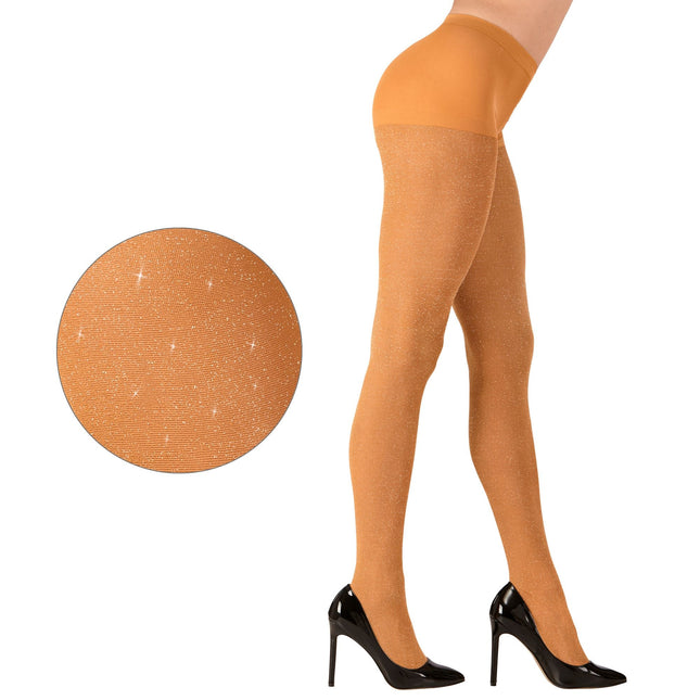 Collant arancione Oro Donna