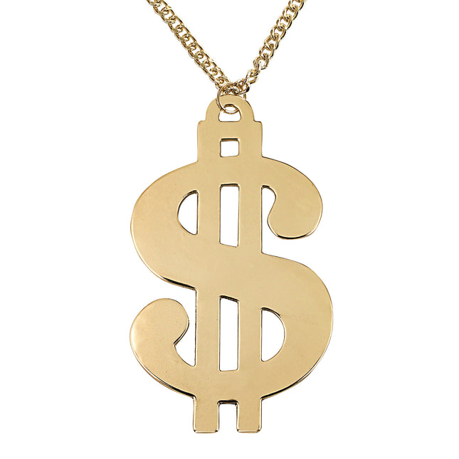 Collana d'oro Dollar Gangster