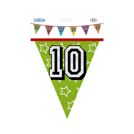 Ghirlande 10 Anni Glitter 8m