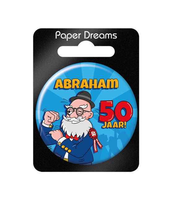 Pulsante Abraham 50 anni 5,5 cm