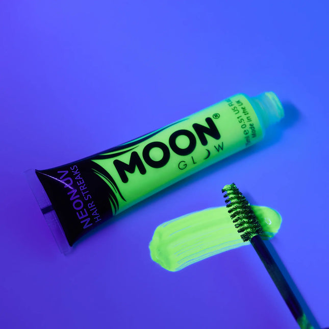 Moon Glow Neon UV Strisce per capelli verde intenso 15ml