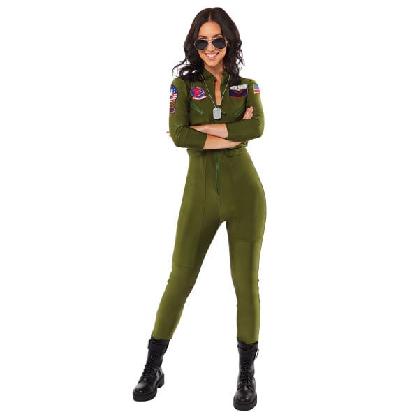 Costume adulti Top Gun Tuta Donna