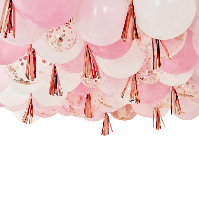 Set di palloncini rosa 179 pezzi