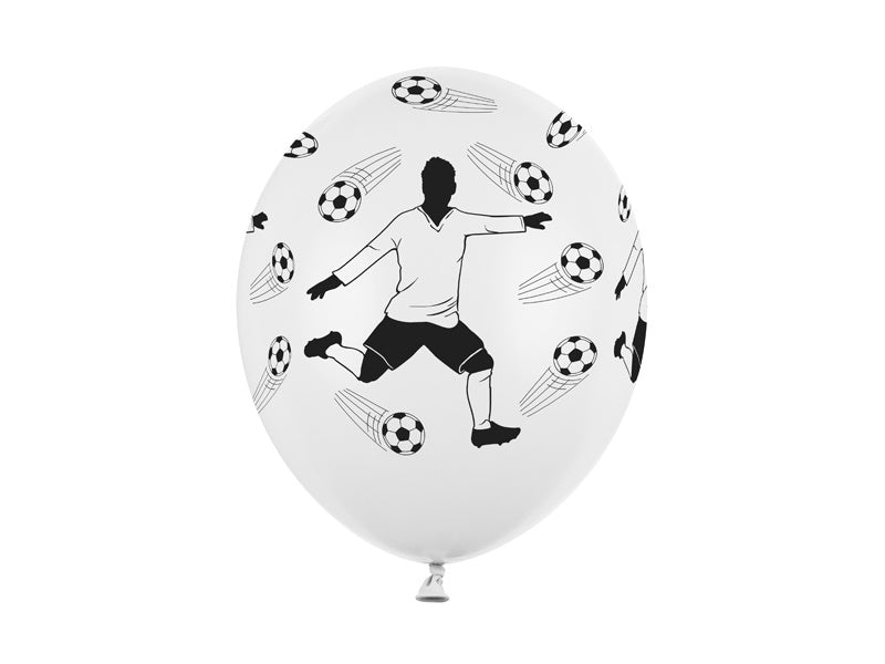 Palloncini calcio 30cm 6pz