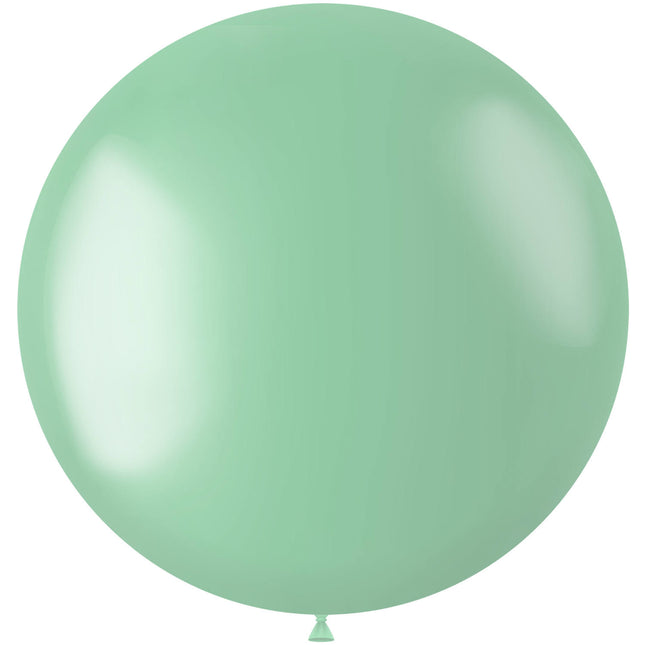 Palloncino verde menta metallizzato verde menta 80 cm