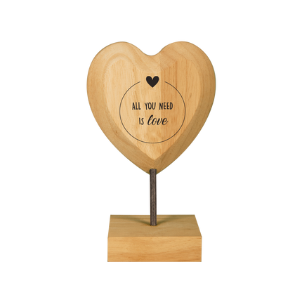 Cuore di legno All You Need Is Love