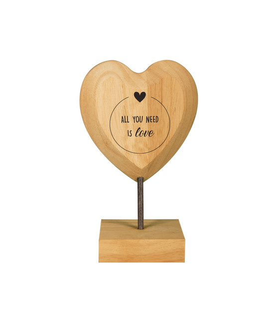 Cuore di legno All You Need Is Love