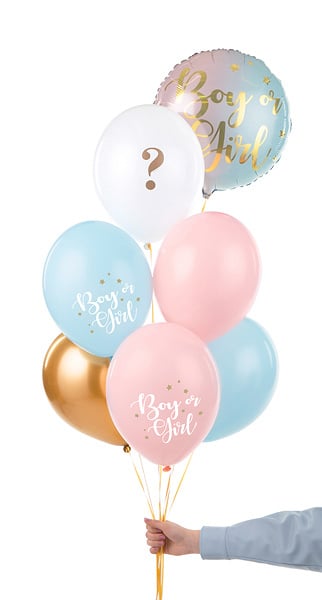 Palloncini Ragazzo o Ragazza Mix 30cm 6pz