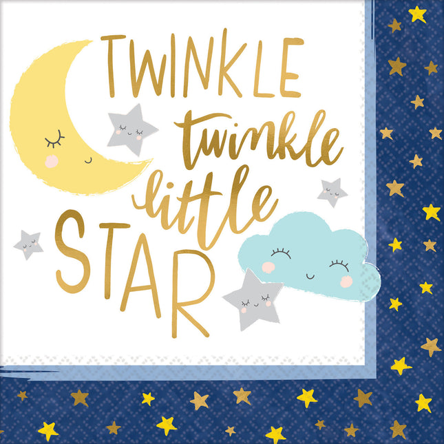 Tovaglioli Twinkle Little Star 33 cm 16 pezzi