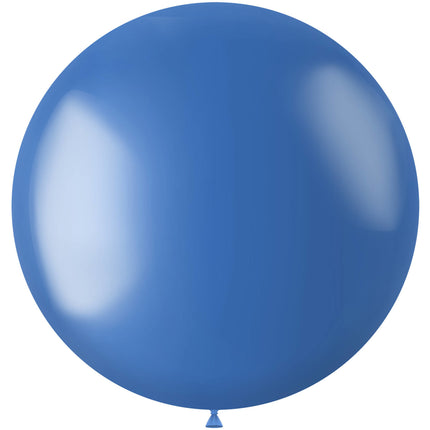 Palloncino blu metallizzato blu reale 80 cm